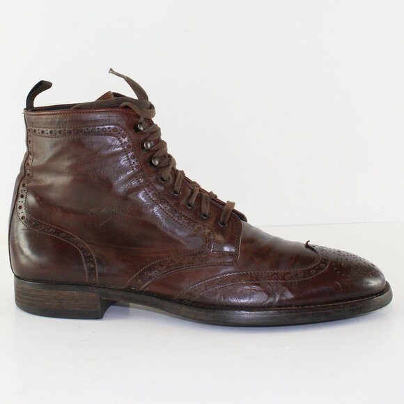 To Boot New York Adam Derrick Leather Oxford Ankle Boot Shoe Mens(US 10.5/EU 44) - Picture 1 of 11